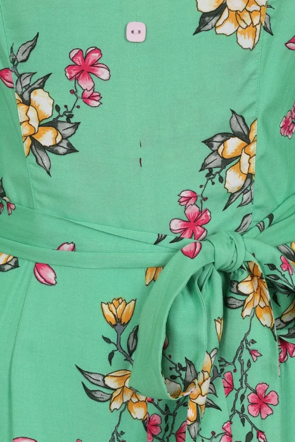 Hell Bunny Jumpsuits & Playsuits | Jumpsuits & Playsuits>Adelina Jumpsuit Mint