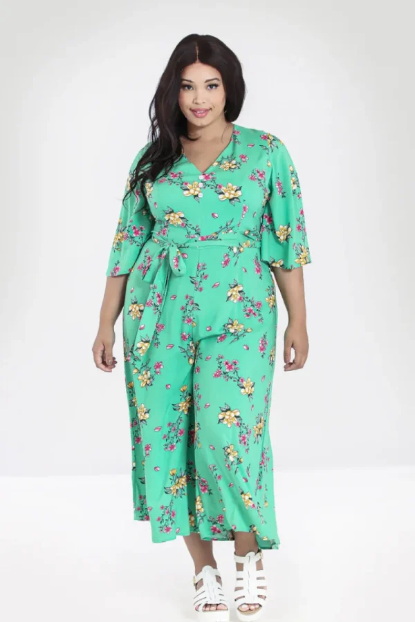 Hell Bunny Jumpsuits & Playsuits | Jumpsuits & Playsuits>Adelina Jumpsuit Mint