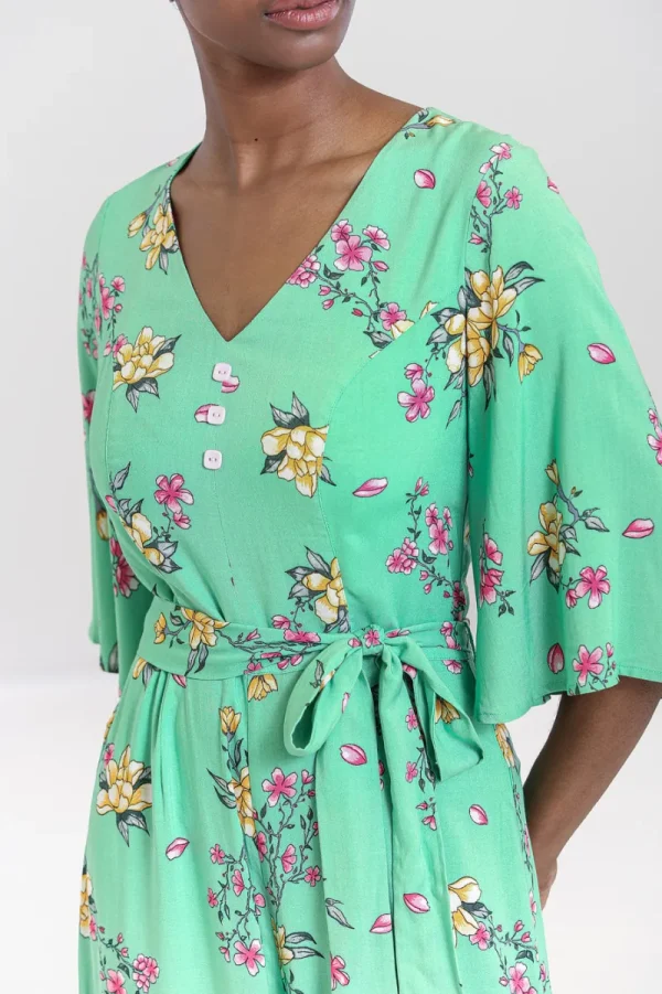 Hell Bunny Jumpsuits & Playsuits | Jumpsuits & Playsuits>Adelina Jumpsuit Mint