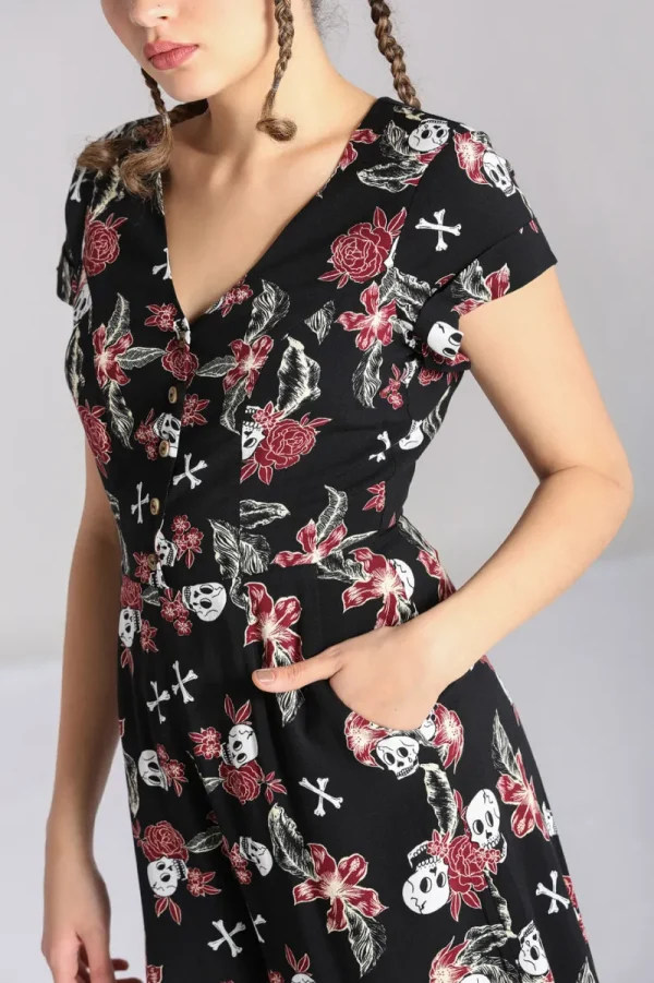 Hell Bunny Jumpsuits & Playsuits | Jumpsuits & Playsuits>Alani Jumpsuit Black/Red