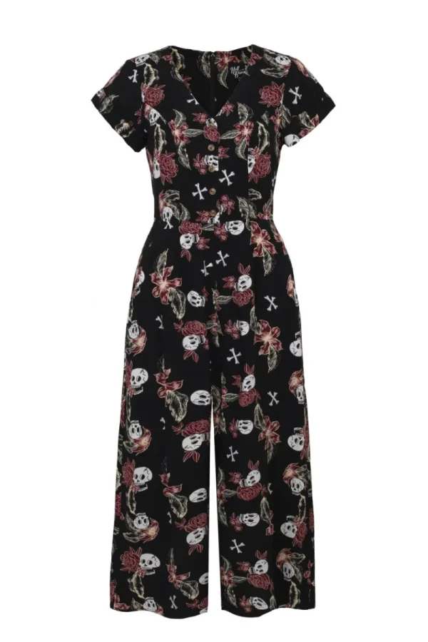 Hell Bunny Jumpsuits & Playsuits | Jumpsuits & Playsuits>Alani Jumpsuit Black/Red