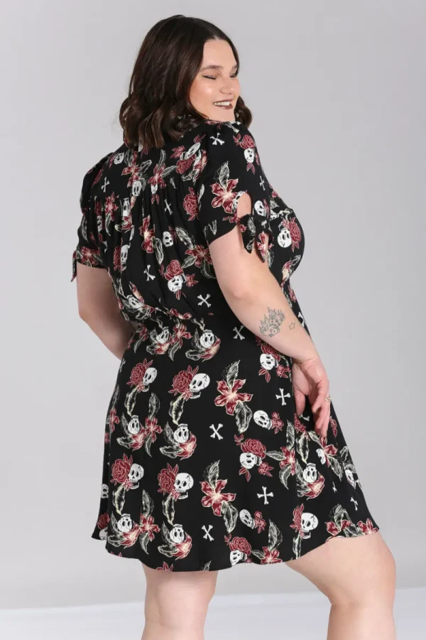 Hell Bunny Dresses With Pockets | Mini Dresses>Alani Mini Dress Black/Red