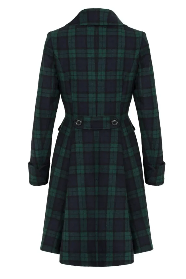 Hell Bunny Coats & Jackets | Coats & Jackets>Alessandra Coat Green
