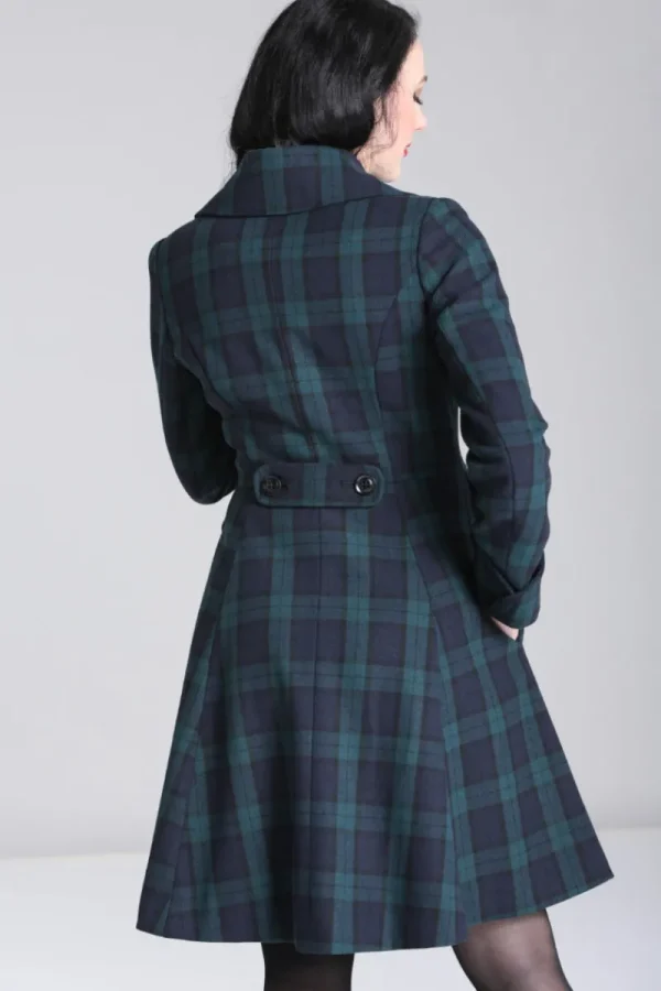 Hell Bunny Coats & Jackets | Coats & Jackets>Alessandra Coat Green