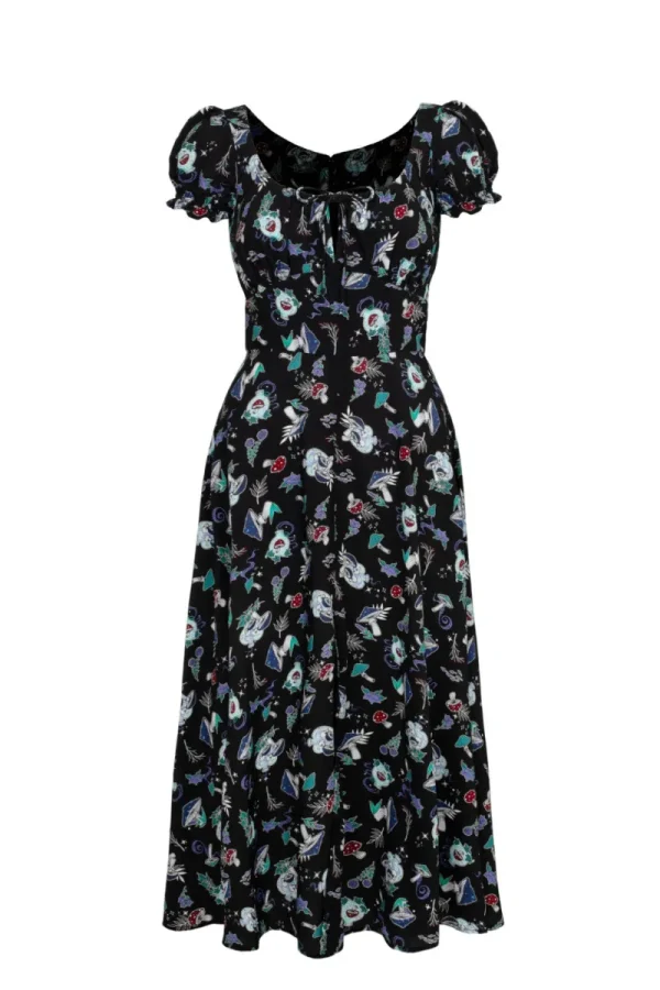 Hell Bunny Dresses | Midi Dresses>Amanita Midi Dress Black