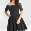 Hell Bunny Dresses | Mini Dresses>Amara Mini Dress Black