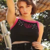 Hell Bunny Tops | Tops>Andromeda Crop Top Black