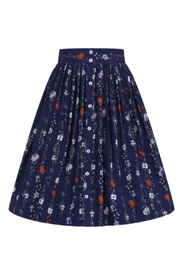 Hell Bunny Skirts | Skirts>Asta Skirt Blue