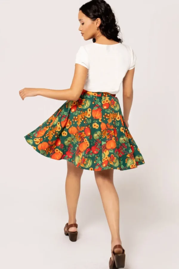 Hell Bunny Skirts | Skirts>Autumn Skirt Green