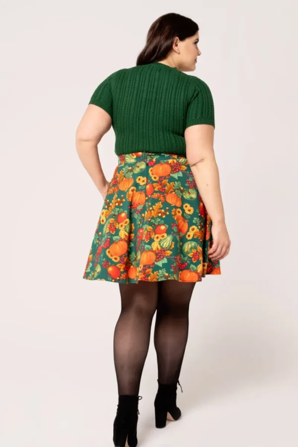 Hell Bunny Skirts | Skirts>Autumn Skirt Green