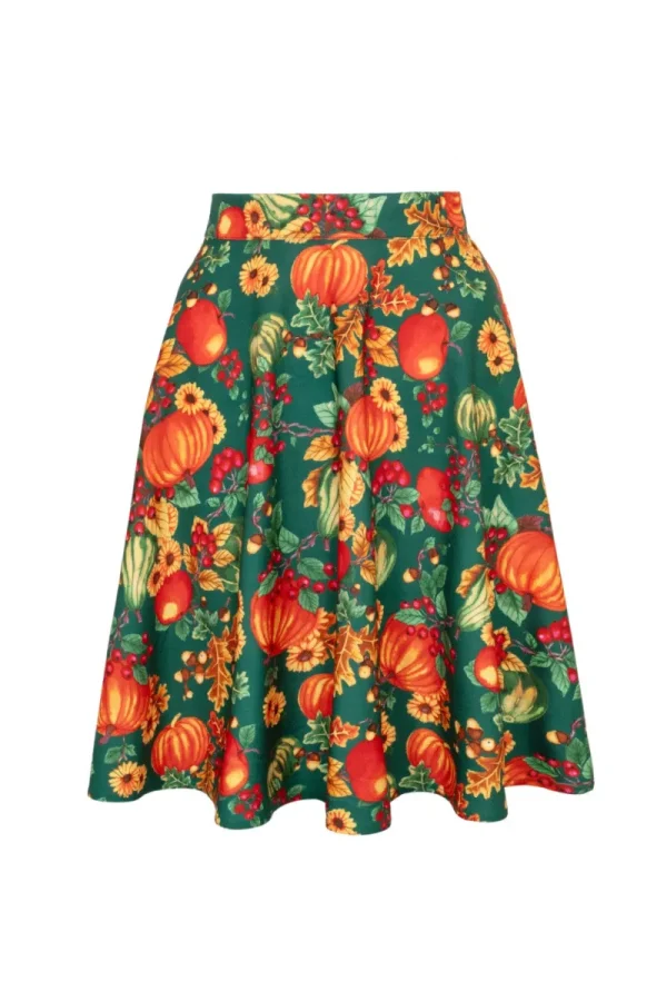 Hell Bunny Skirts | Skirts>Autumn Skirt Green