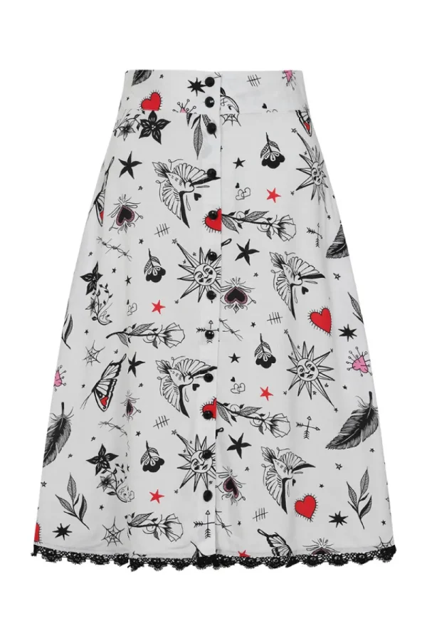 Hell Bunny Skirts | Skirts>Avery Skirt White