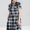 Hell Bunny Dresses | Dresses>Avril Mid Dress Grey