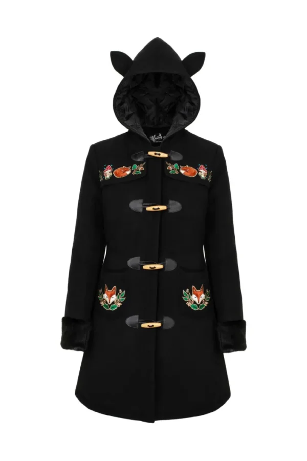Hell Bunny Coats & Jackets | Coats & Jackets>Basil Coat Black