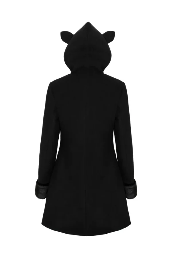 Hell Bunny Coats & Jackets | Coats & Jackets>Basil Coat Black