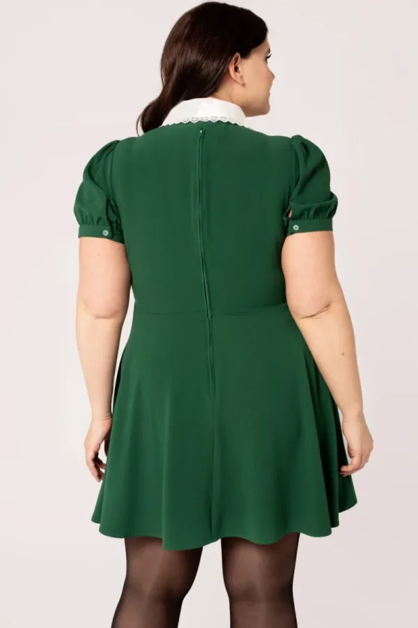 Hell Bunny Dresses | Vintage Dresses>Basil Mini Dress Green