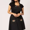 Hell Bunny Vintage Dresses | Dresses>Basil Pinafore Dress Black