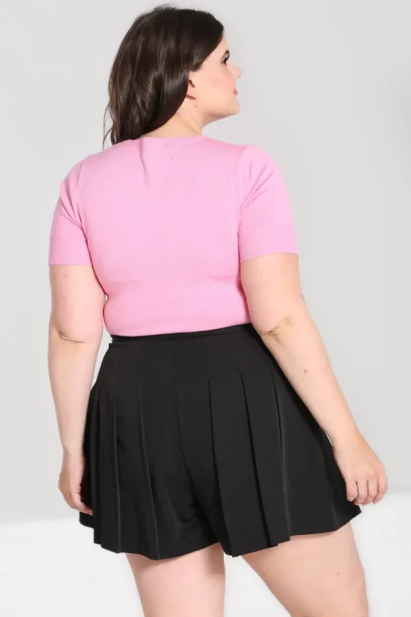 Hell Bunny Tops | Knitwear>Bat Top Pink