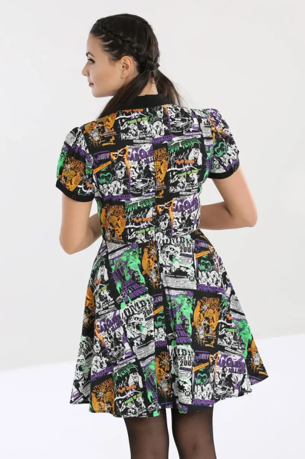 Hell Bunny Dresses | Dresses>Be Afraid Mini Dress Black