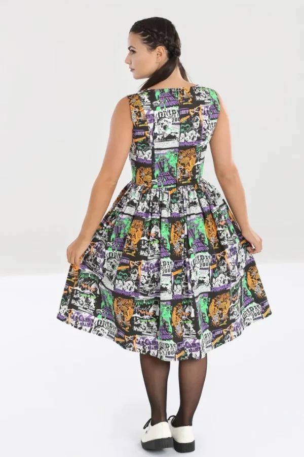 Hell Bunny Dresses | Dresses>Be Afraid 50's Dress Black