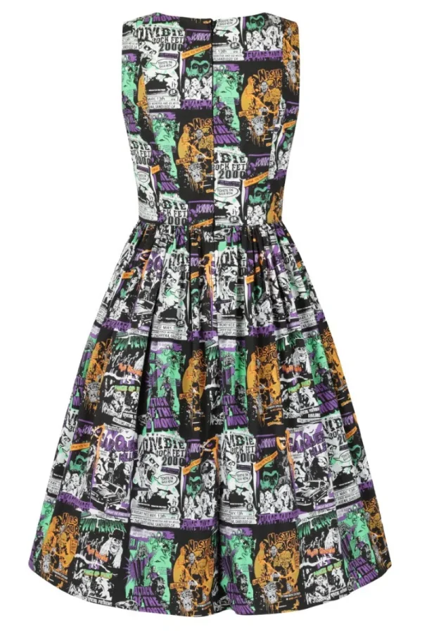 Hell Bunny Dresses | Dresses>Be Afraid 50's Dress Black