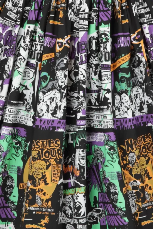 Hell Bunny Dresses | Dresses>Be Afraid 50's Dress Black
