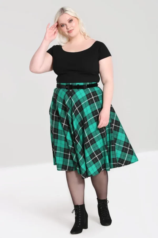 Hell Bunny Skirts | Skirts>Beryl Skirt Green