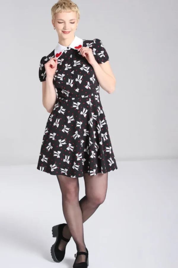 Hell Bunny Dresses | Dresses With Pockets>Bobbie Mini Dress Black