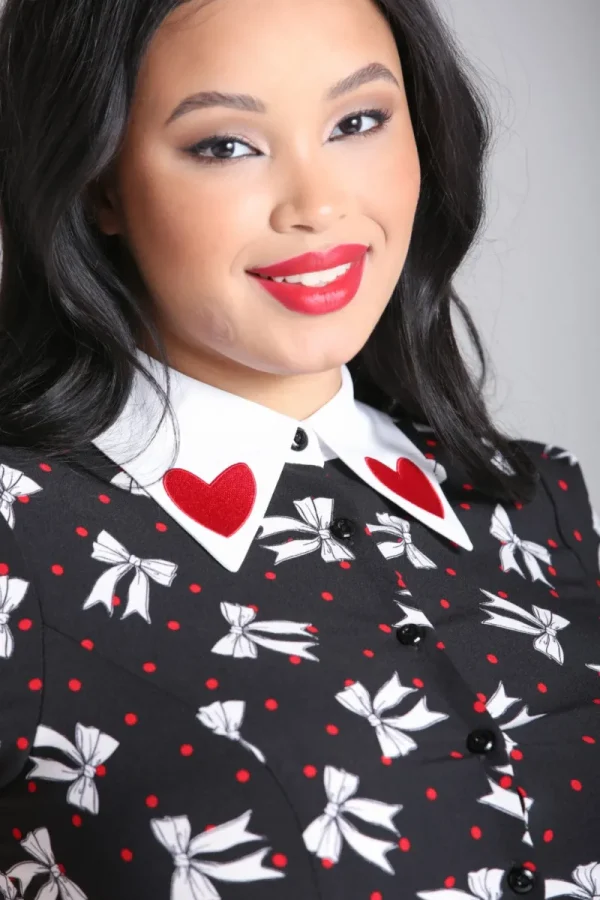 Hell Bunny Dresses | Dresses With Pockets>Bobbie Mini Dress Black