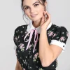 Hell Bunny Tops | Blouses>Bobby Sue Blouse Black