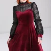 Hell Bunny Dresses | Dresses>Bonnie Dress Burgundy