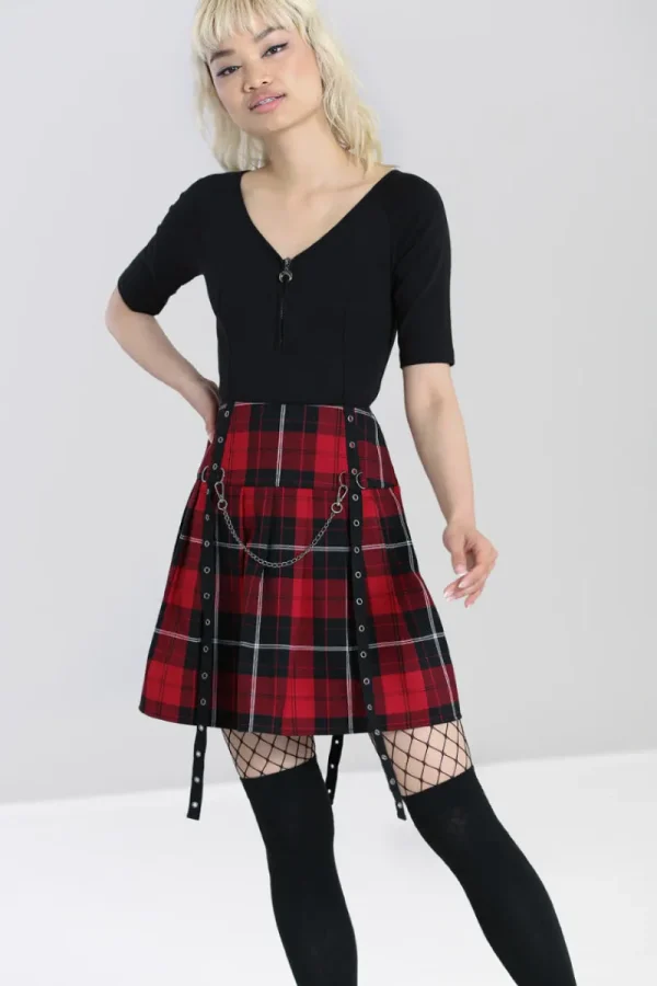 Hell Bunny Skirts | Skirts>Brody Mini Skirt Red