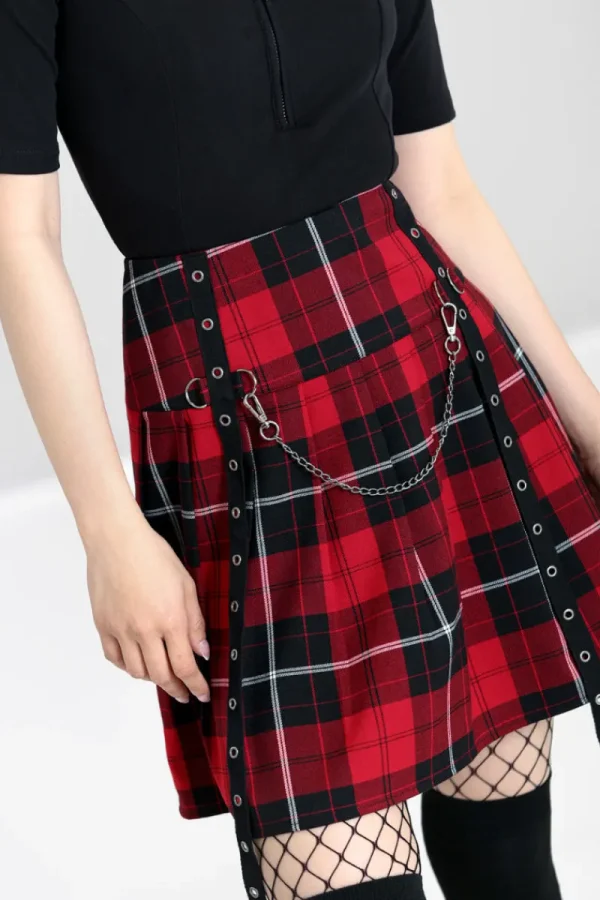 Hell Bunny Skirts | Skirts>Brody Mini Skirt Red