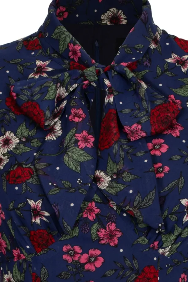 Hell Bunny Dresses | Vintage Dresses>Camellia Mini Dress Blue