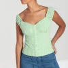 Hell Bunny Tops | Tops>Celia Top Mint