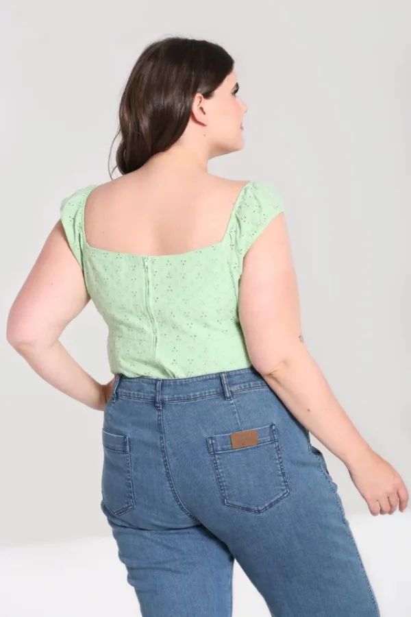 Hell Bunny Tops | Tops>Celia Top Mint
