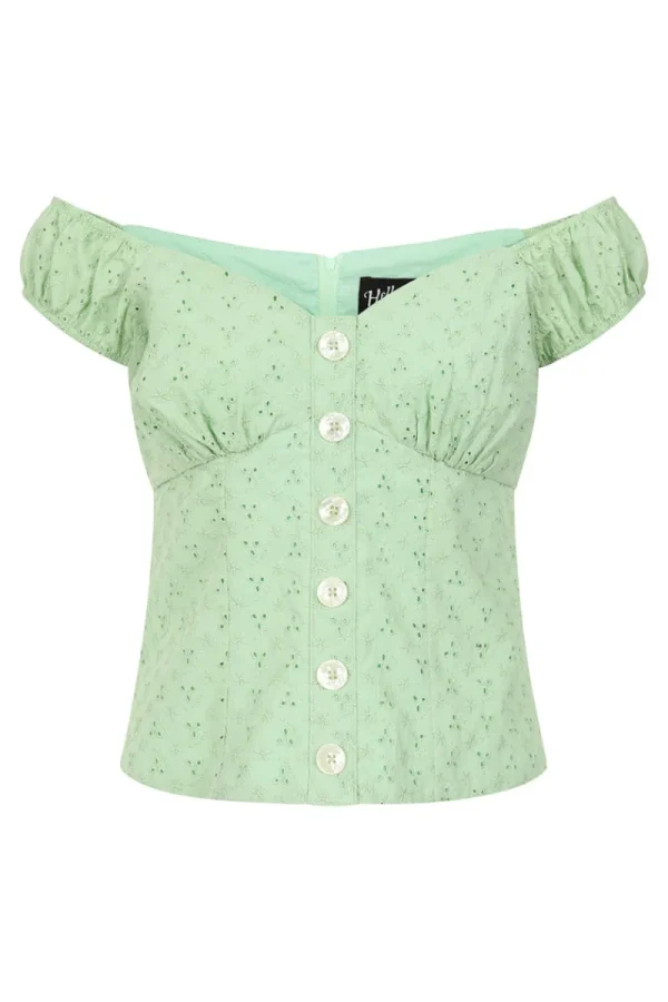 Hell Bunny Tops | Tops>Celia Top Mint