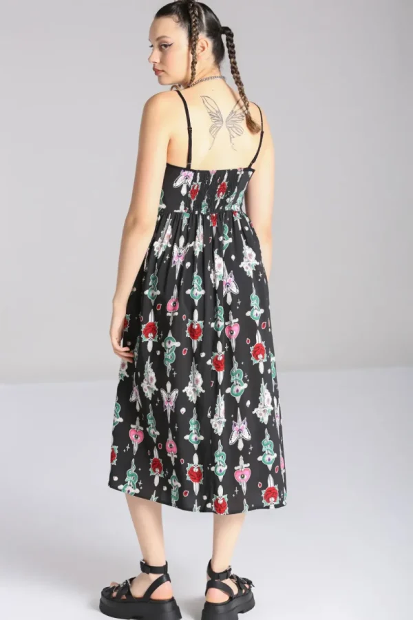 Hell Bunny Dresses>Cersei Maxi Dress Black