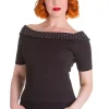 Hell Bunny Tops | Tops>Chloe Top Black