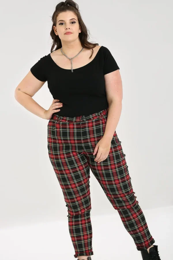 Hell Bunny Trousers & Shorts | Trousers & Shorts>Clash Skinny Trousers