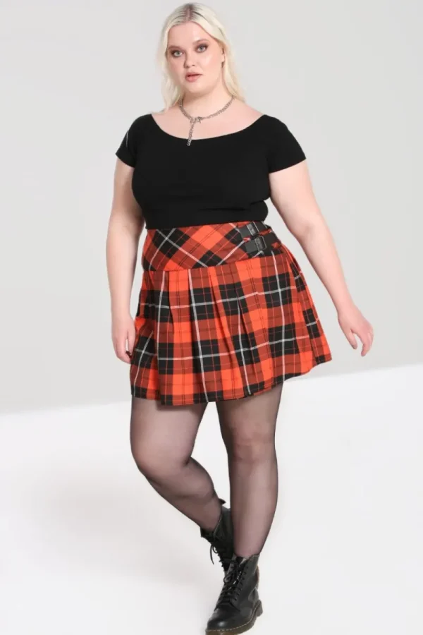 Hell Bunny Skirts | Skirts>Clementine Mini Skirt Orange