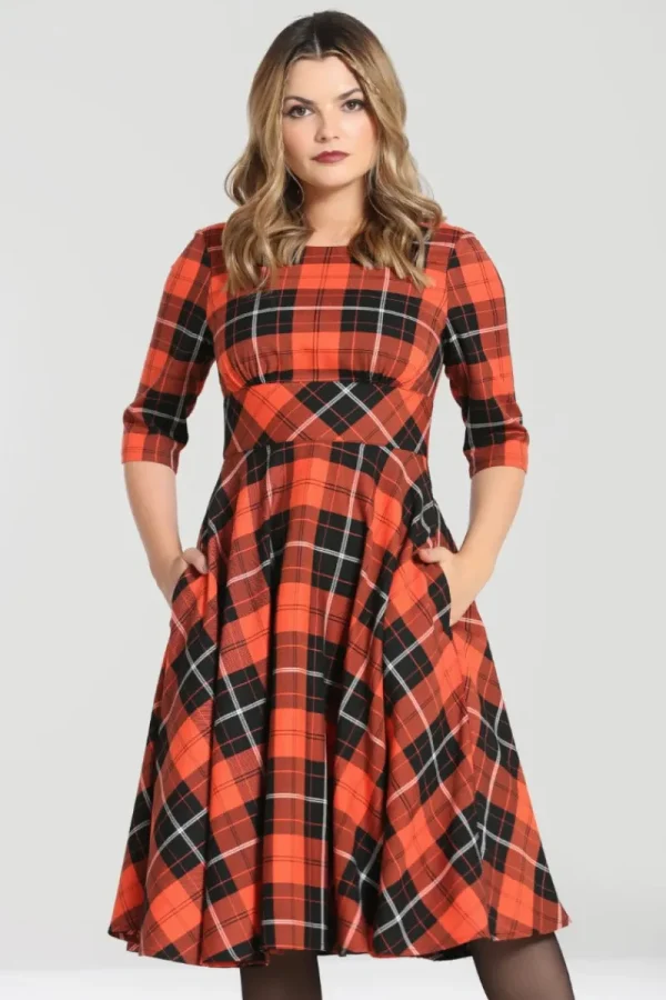 Hell Bunny Dresses | Dresses>Clementine 50's Dress Orange