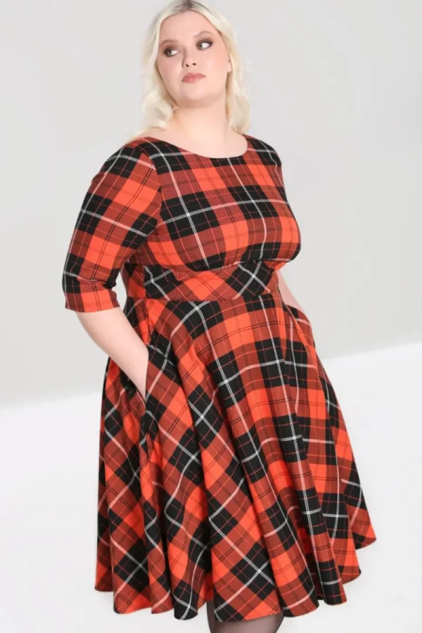 Hell Bunny Dresses | Dresses>Clementine 50's Dress Orange