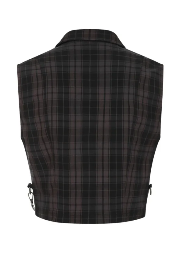 Hell Bunny Tops | Tops>Cobain Vest Grey