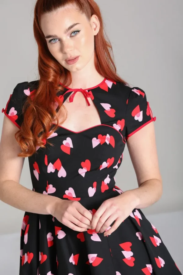Hell Bunny Dresses | Dresses With Pockets>Confetti Dress Black