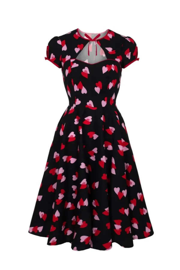 Hell Bunny Dresses | Dresses With Pockets>Confetti Dress Black