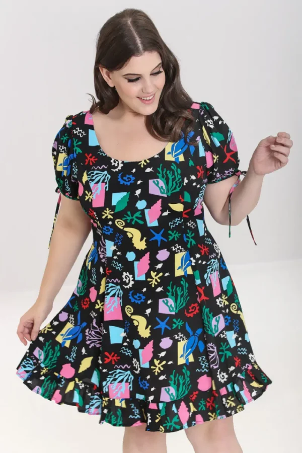 Hell Bunny Dresses | Dresses>Cora Mini Dress Black