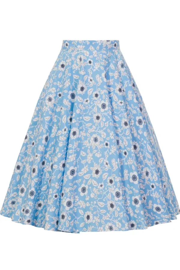 Hell Bunny Skirts | Skirts>Daphne 50's Skirt Blue