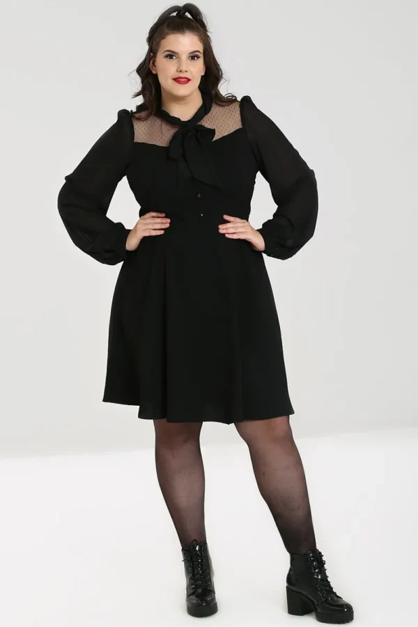 Hell Bunny Dresses | Dresses>Darcia Mid Dress Black