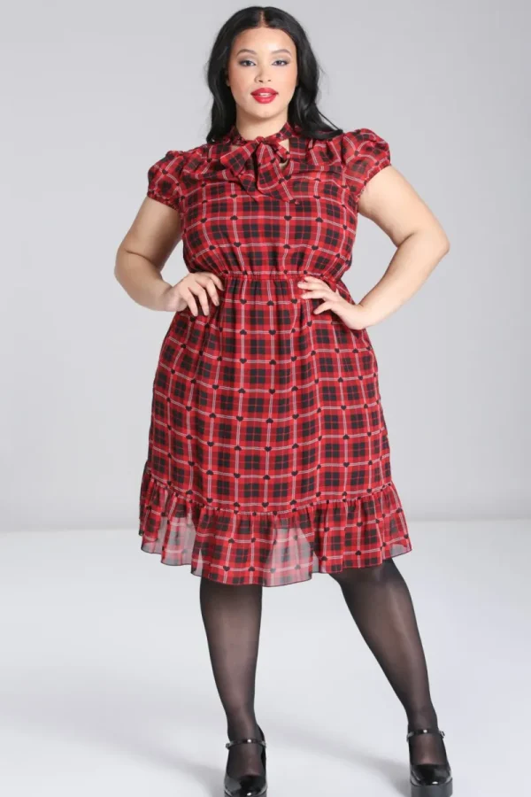 Hell Bunny Dresses | Dresses>Date Night Knee Dress Red